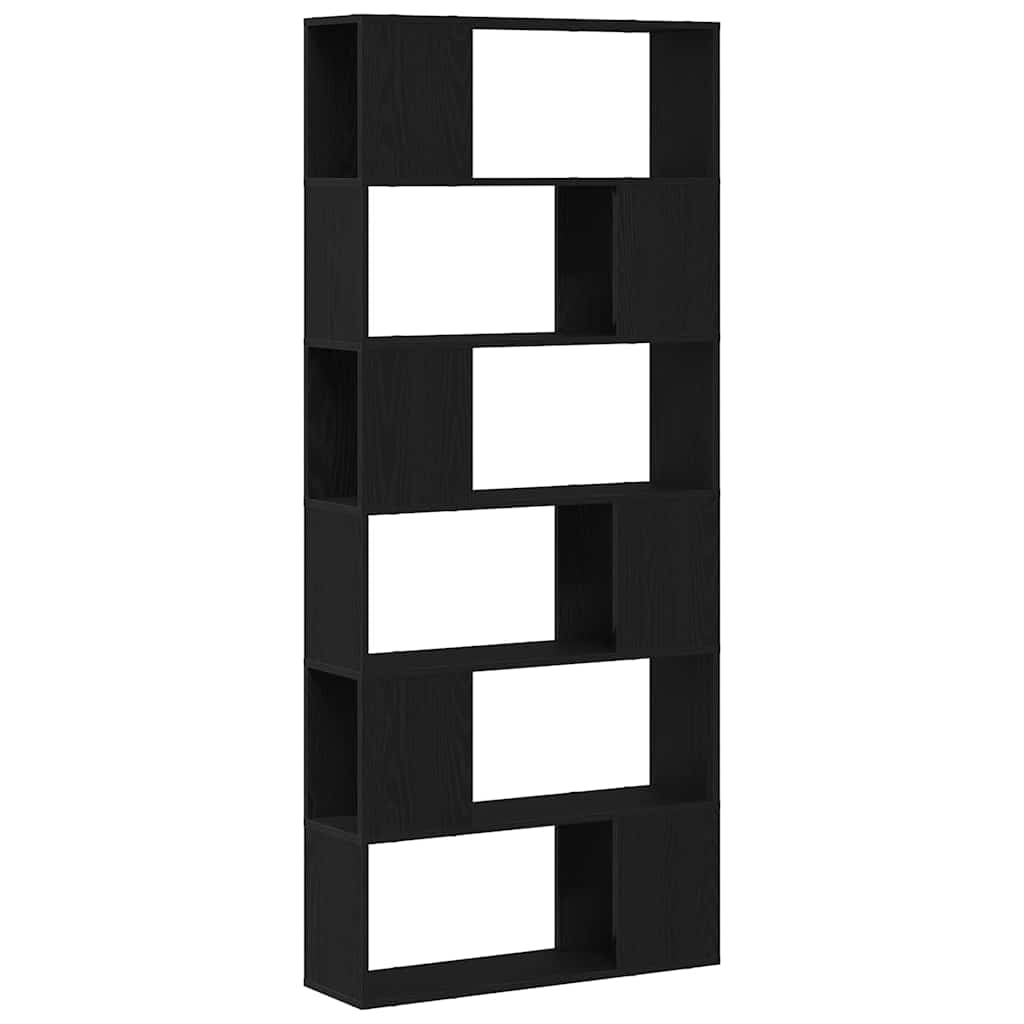 Entertainment Center Black 80 x 24 x 186 cm Engineered wood